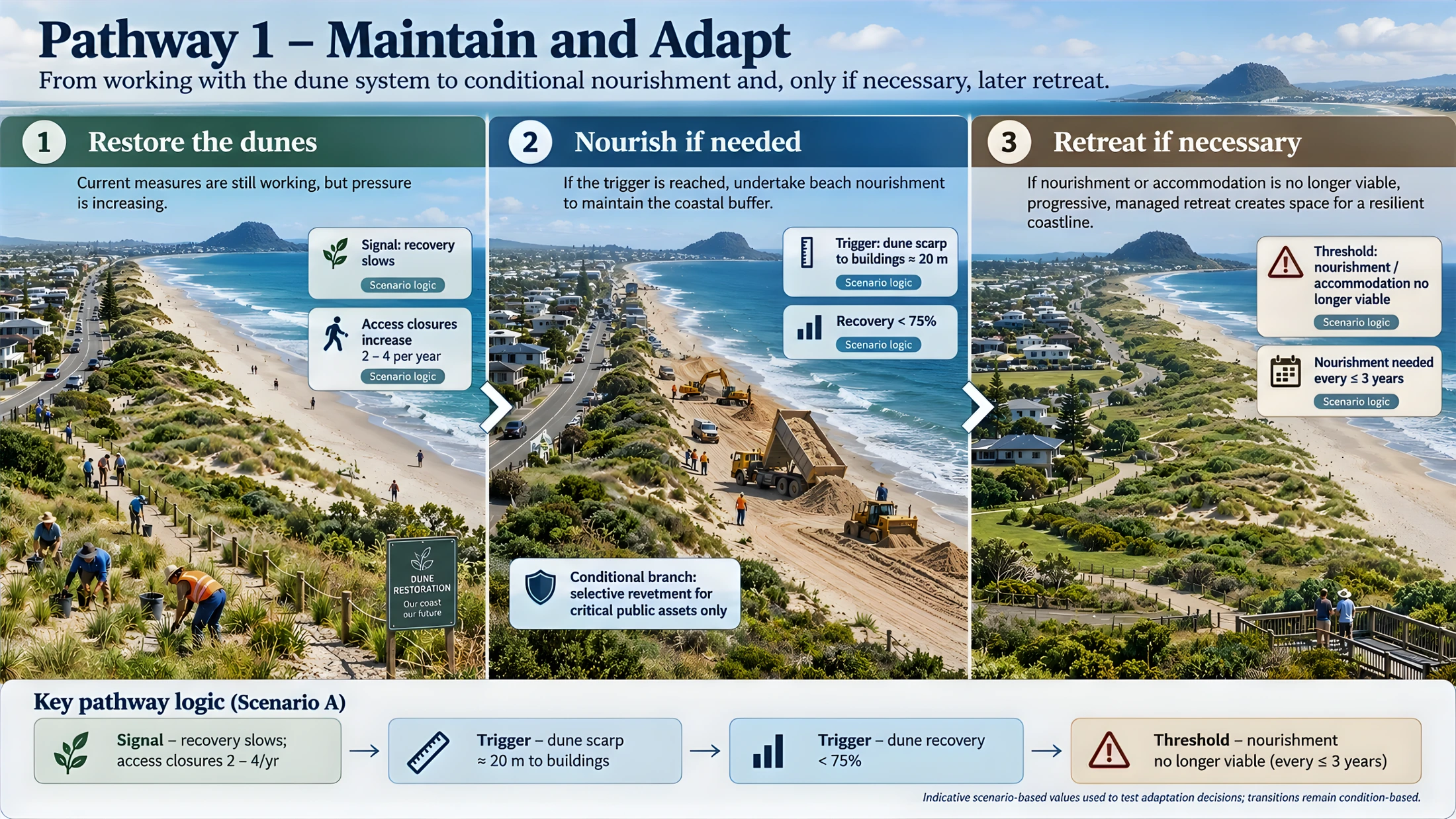 Pathway 1: maintain and adapt