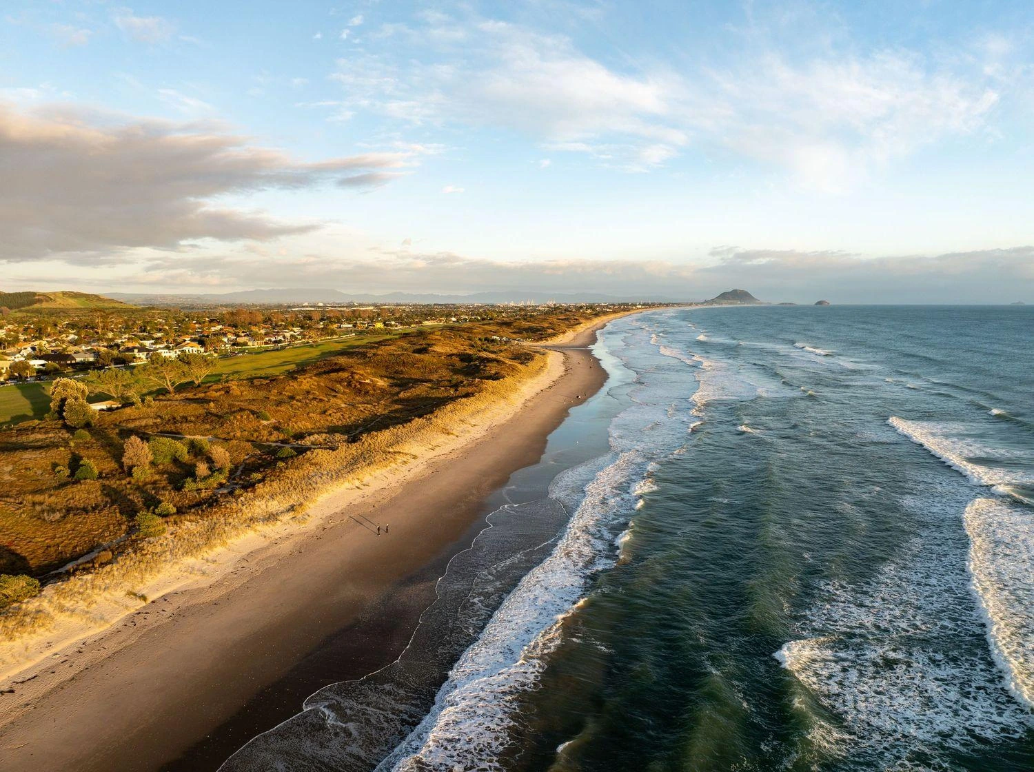Pāpāmoa Beach coastline