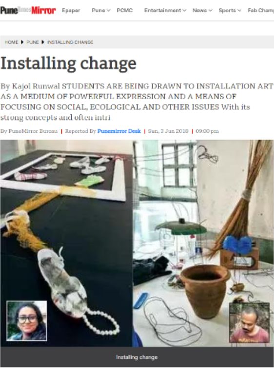 Installing change — press clipping
